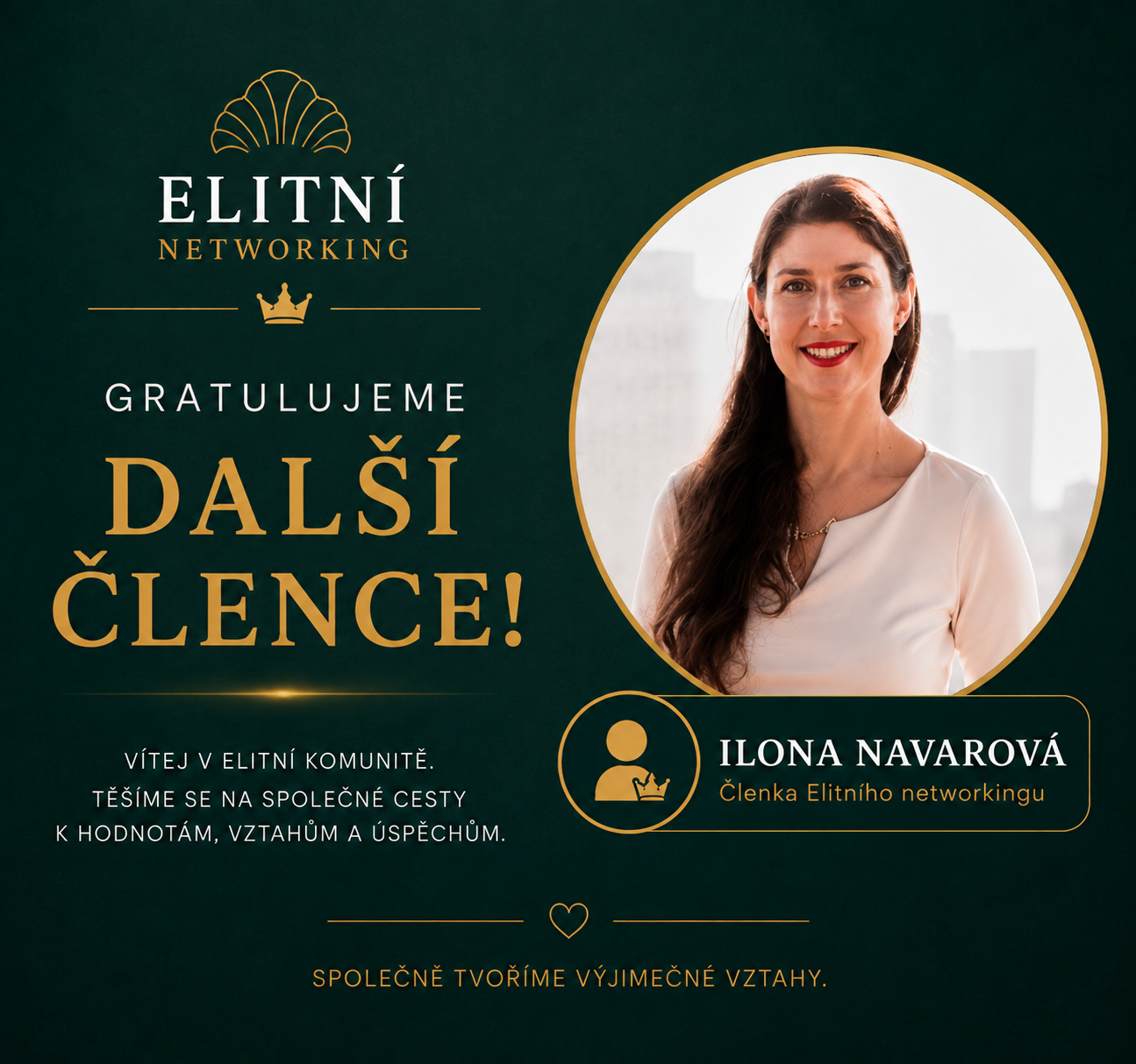 Ilona Navarová, členka Elitního Networkingu