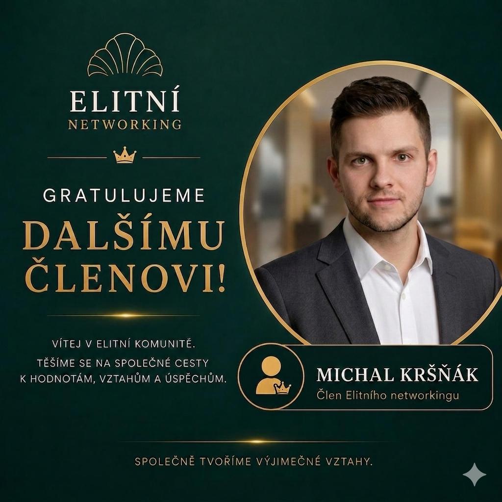 Michal Kršňák, člen Elitního Networkingu